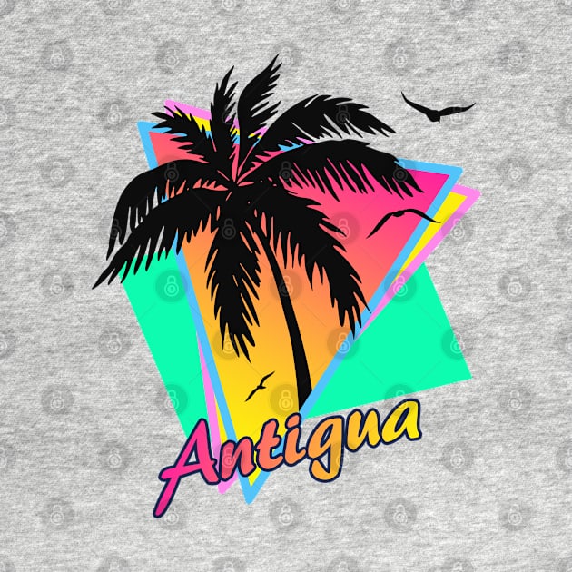 Antigua Cool 80s Sunset by Nerd_art